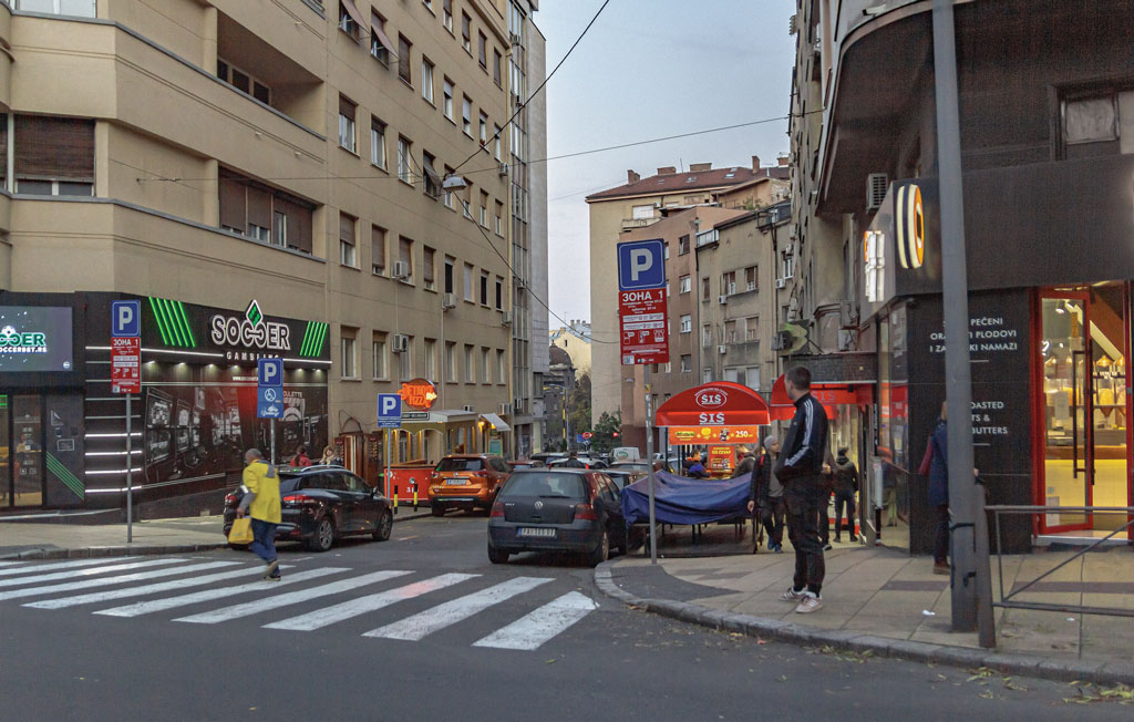 THE BEGINNING OF SKADARSKA ST